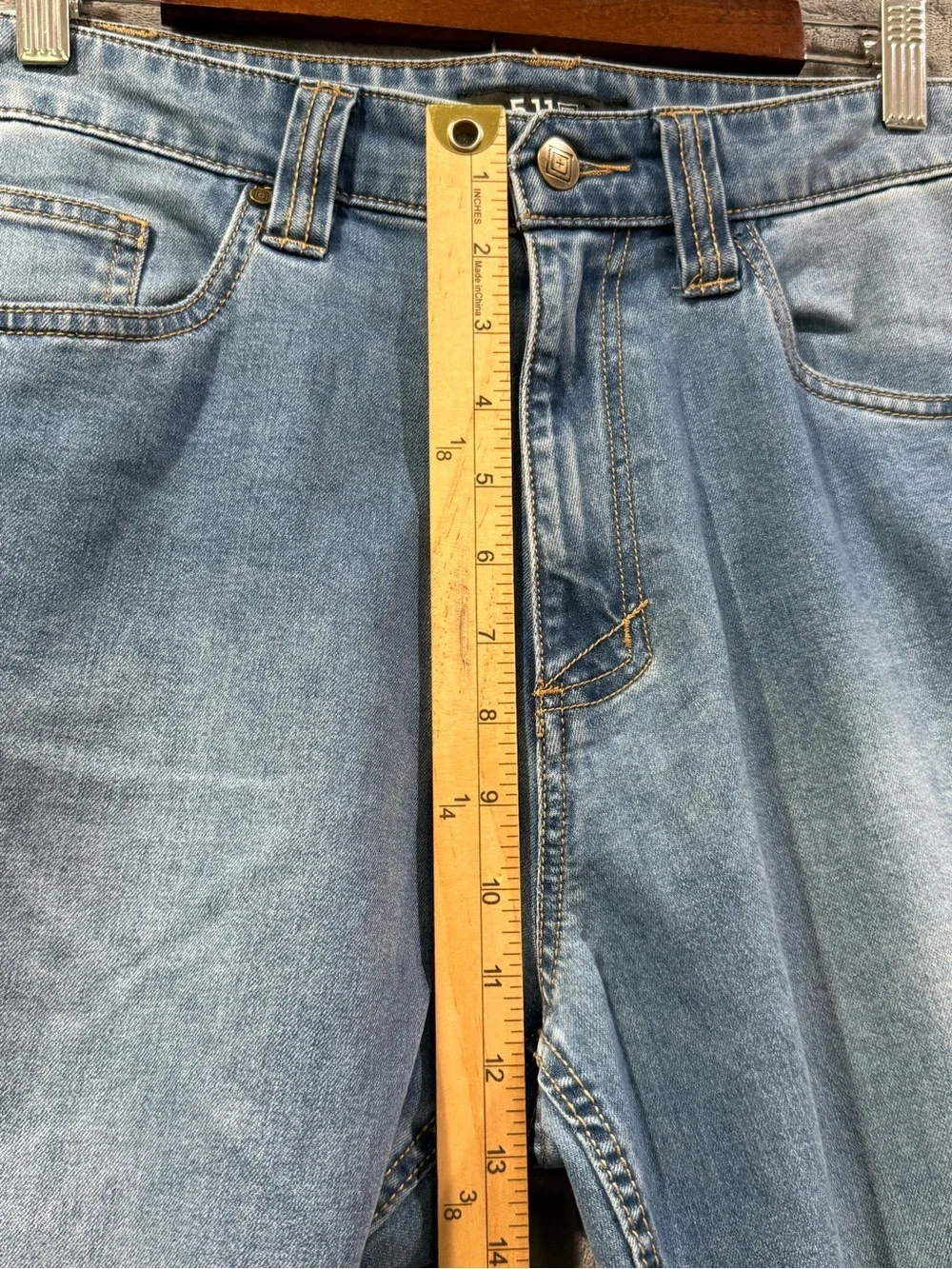 5.11 Tactical Jeans Mens 36 Defender Flex Regular‎ Blue Denim Hemmed Inseam